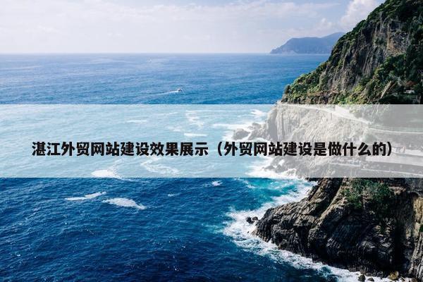湛江外贸网站建设效果展示（外贸网站建设是做什么的）