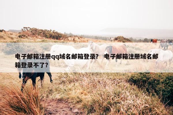 电子邮箱注册qq域名邮箱登录？ 电子邮箱注册域名邮箱登录不了？