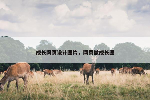 成长网页设计图片，网页做成长图