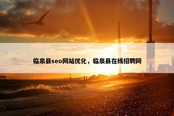 临泉县seo网站优化，临泉县在线招聘网