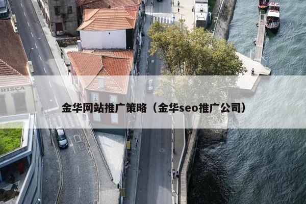 金华网站推广策略（金华seo推广公司）