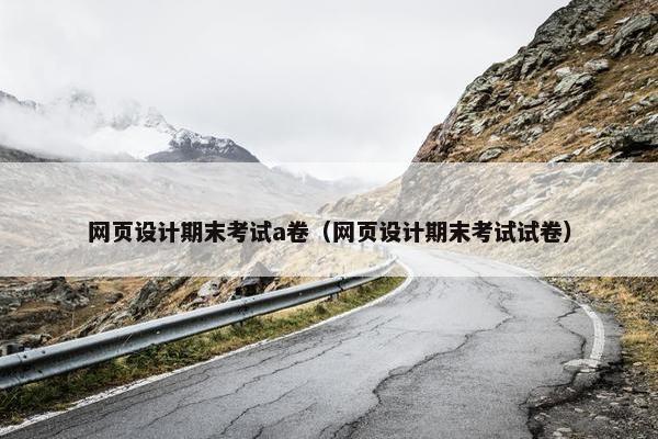 网页设计期末考试a卷（网页设计期末考试试卷）
