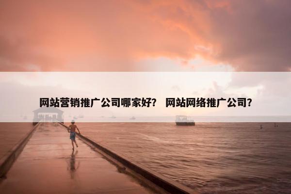 网站营销推广公司哪家好？ 网站网络推广公司？