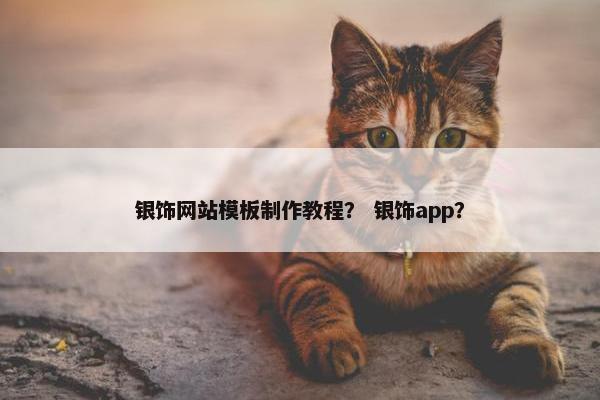 银饰网站模板制作教程？ 银饰app？