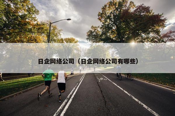 日企网络公司（日企网络公司有哪些）