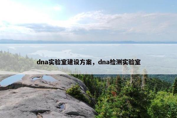 dna实验室建设方案，dna检测实验室