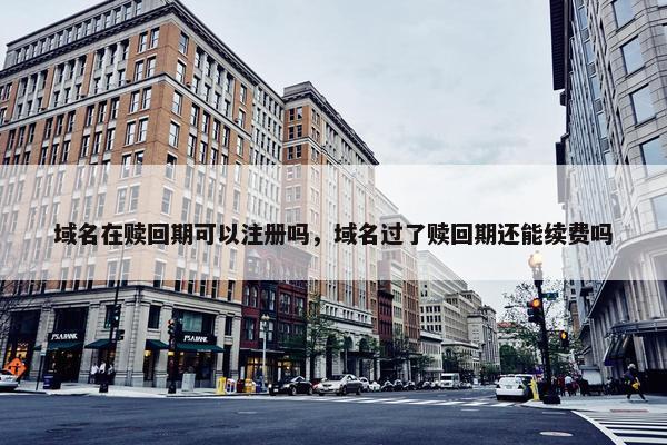 域名在赎回期可以注册吗，域名过了赎回期还能续费吗
