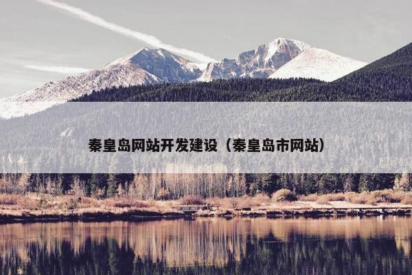 秦皇岛网站开发建设（秦皇岛市网站）