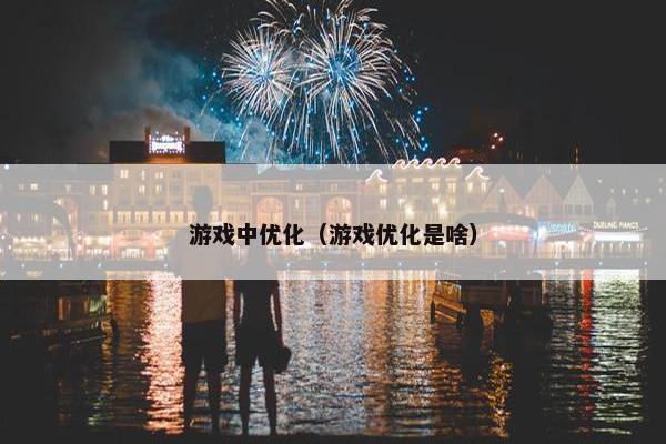 游戏中优化（游戏优化是啥）