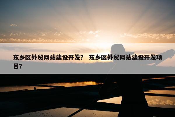 东乡区外贸网站建设开发？ 东乡区外贸网站建设开发项目？