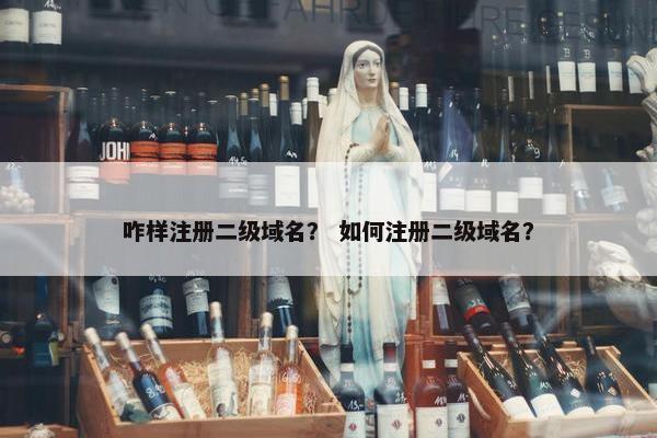咋样注册二级域名？ 如何注册二级域名？
