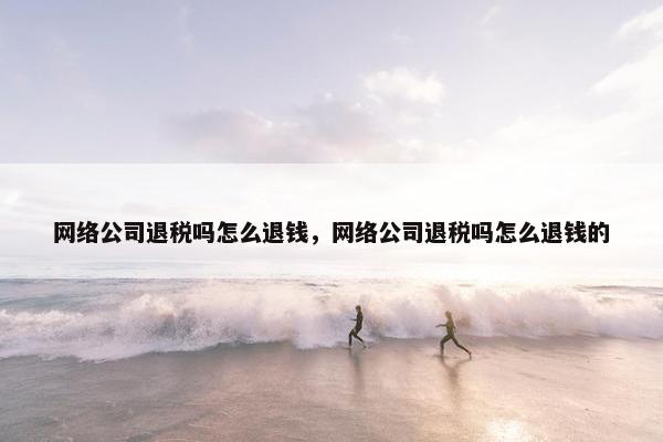 网络公司退税吗怎么退钱，网络公司退税吗怎么退钱的