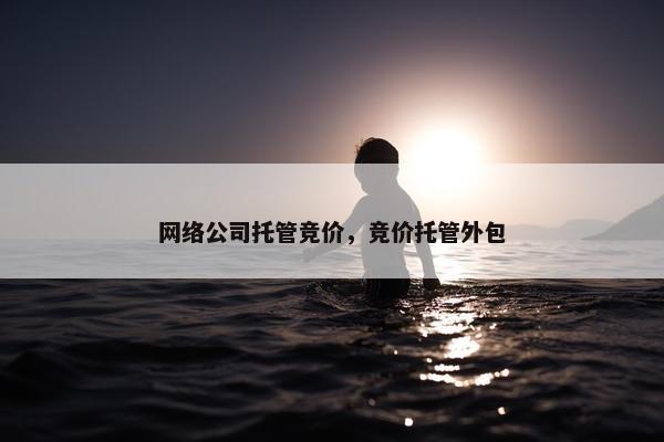网络公司托管竞价，竞价托管外包