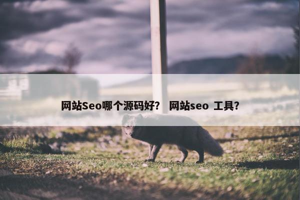 网站Seo哪个源码好？ 网站seo 工具？