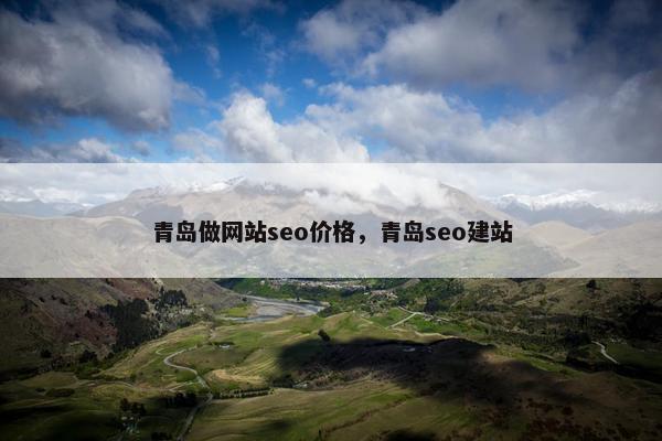青岛做网站seo价格，青岛seo建站