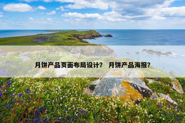 月饼产品页面布局设计？ 月饼产品海报？