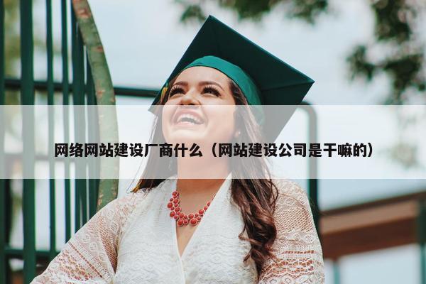 网络网站建设厂商什么（网站建设公司是干嘛的）