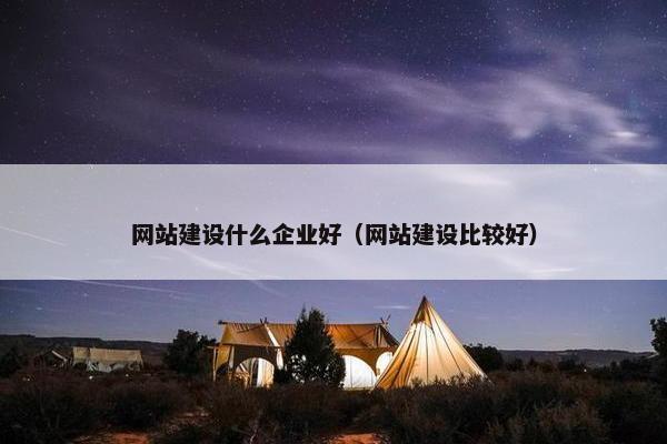 网站建设什么企业好（网站建设比较好）