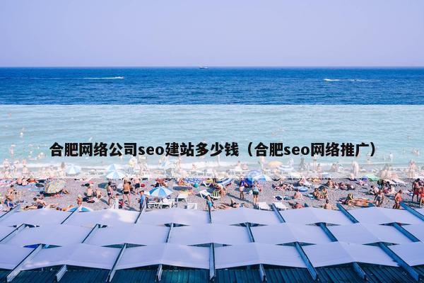 合肥网络公司seo建站多少钱（合肥seo网络推广）