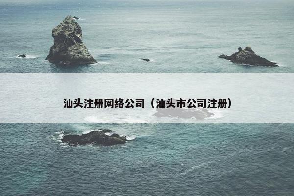 汕头注册网络公司（汕头市公司注册）