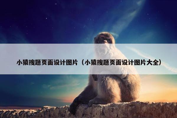 小猿搜题页面设计图片（小猿搜题页面设计图片大全）