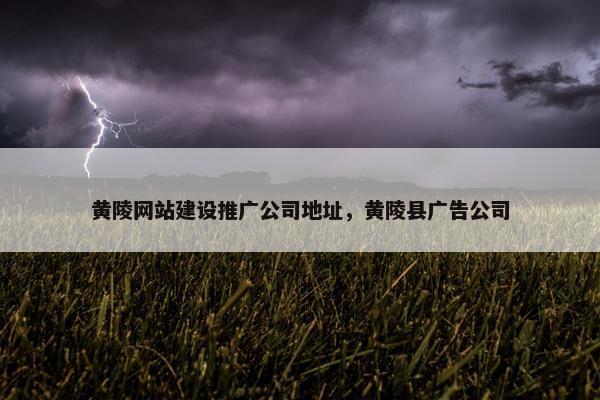 黄陵网站建设推广公司地址，黄陵县广告公司