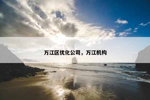 万江区优化公司，万江机构