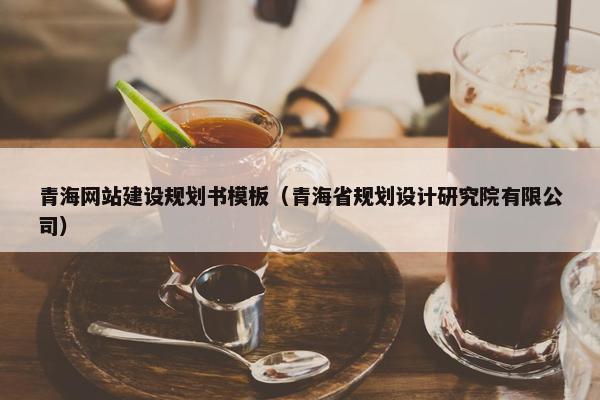 青海网站建设规划书模板（青海省规划设计研究院有限公司）