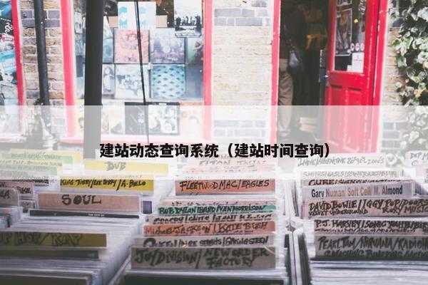 建站动态查询系统（建站时间查询）