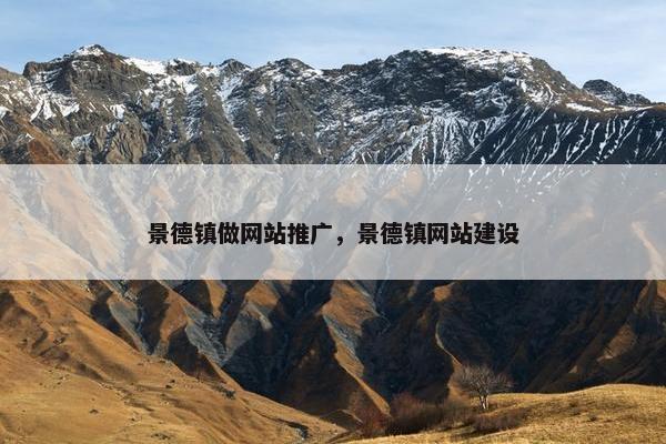 景德镇做网站推广，景德镇网站建设