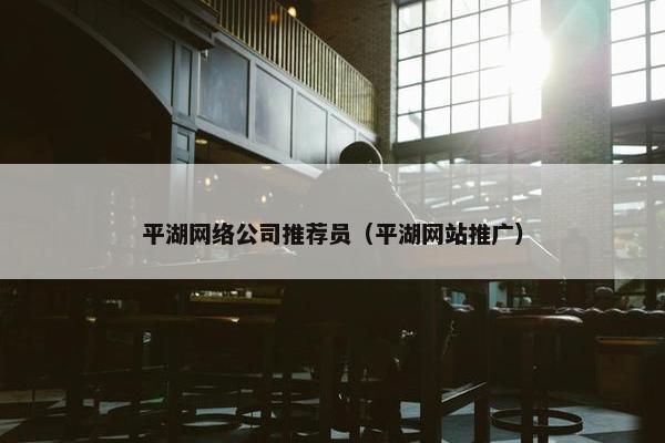 平湖网络公司推荐员（平湖网站推广）