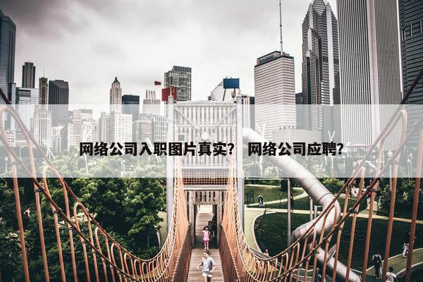 网络公司入职图片真实？ 网络公司应聘？