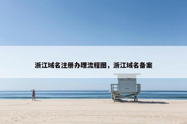 浙江域名注册办理流程图，浙江域名备案
