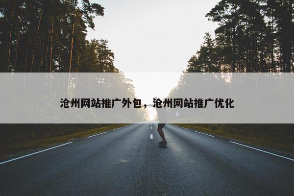 沧州网站推广外包，沧州网站推广优化