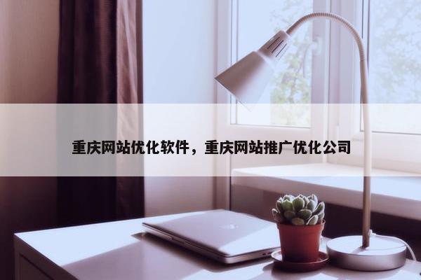 重庆网站优化软件，重庆网站推广优化公司
