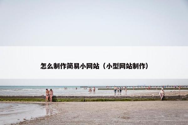 怎么制作简易小网站（小型网站制作）