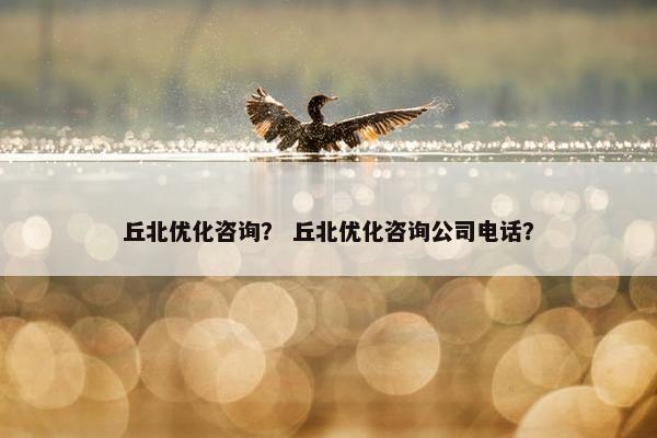 丘北优化咨询？ 丘北优化咨询公司电话？