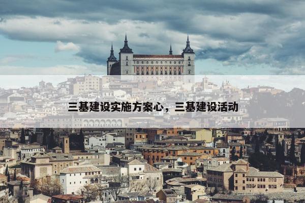 三基建设实施方案心，三基建设活动