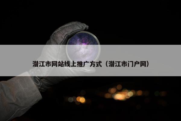 潜江市网站线上推广方式（潜江市门户网）
