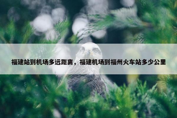 福建站到机场多远距离，福建机场到福州火车站多少公里