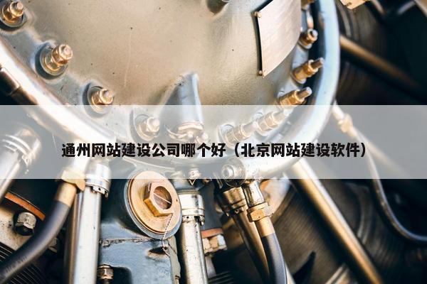 通州网站建设公司哪个好（北京网站建设软件）