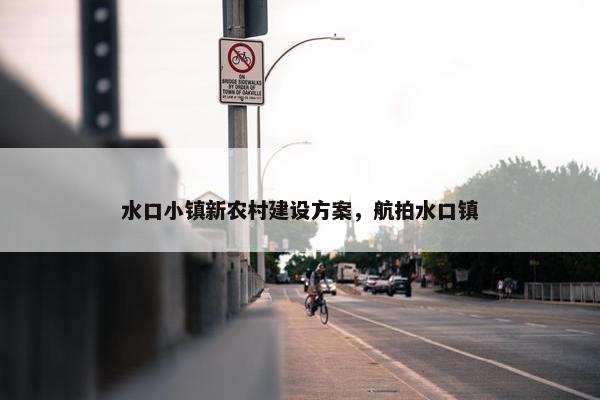 水口小镇新农村建设方案，航拍水口镇