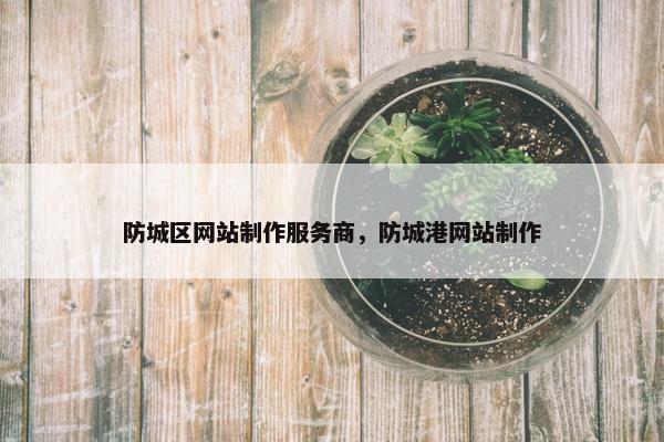 防城区网站制作服务商，防城港网站制作