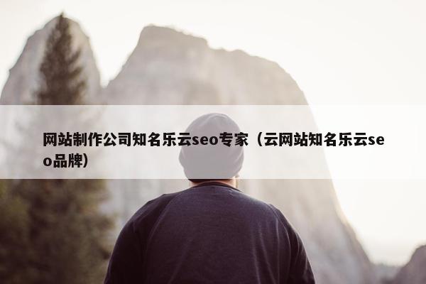 网站制作公司知名乐云seo专家（云网站知名乐云seo品牌）
