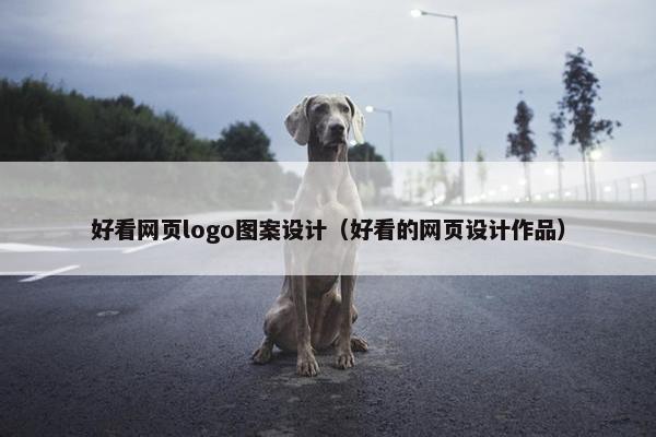 好看网页logo图案设计（好看的网页设计作品）