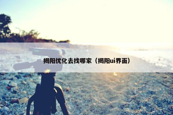 揭阳优化去找哪家（揭阳ui界面）