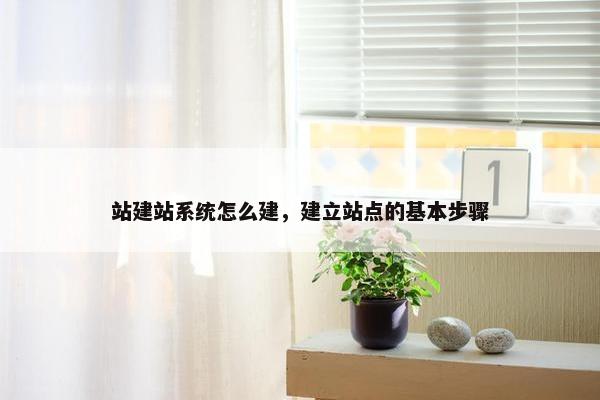 站建站系统怎么建，建立站点的基本步骤
