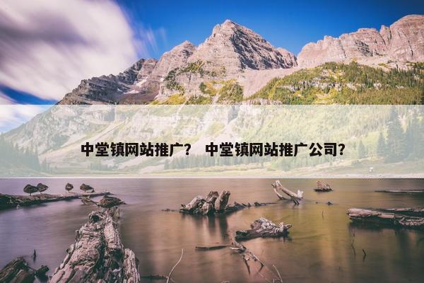 中堂镇网站推广？ 中堂镇网站推广公司？
