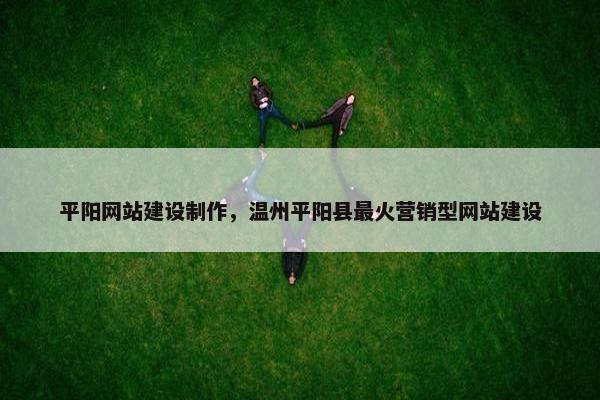 平阳网站建设制作，温州平阳县最火营销型网站建设
