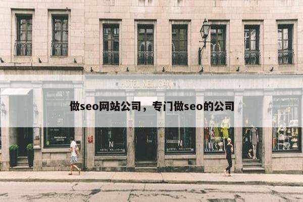 做seo网站公司，专门做seo的公司